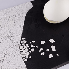 Cracked Eggshells Application Photo